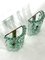 Vintage Thick Cut Glass Sconces from Zeroquattro, Italy, 1970s, Set of 2 9