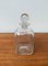 Vintage Danish Glass Bottle With Engraving 2