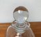 Vintage Danish Glass Bottle With Engraving 14