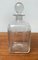 Vintage Danish Glass Bottle With Engraving 8