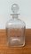 Vintage Danish Glass Bottle With Engraving 9