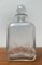 Botella danesa vintage de vidrio con grabado, Imagen 1