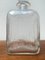 Dänische Vintage Glasflasche mit Gravur 6