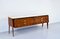 Italian Walnut, Carrara Marble & Brass Sideboard, 1960s, Image 15