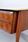 Italian Walnut, Carrara Marble & Brass Sideboard, 1960s, Image 7