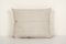 Square Neutral Beige Accent Suzani Pillow Cover in Muted Yellow, Image 4