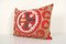 Vintage Red Suzani Pillow Cover 2