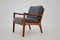 Fauteuil Senator en Teck par Ole Wanscher pour Cado, Danemark, 1960s 3