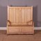 Welsh Bleached Pine Box Settle 1