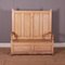 Welsh Bleached Pine Box Settle, Image 1