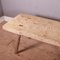 French Scrubbed Sycamore & Elm Trestle Table, Image 3