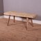 French Scrubbed Sycamore & Elm Trestle Table 2
