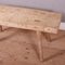 French Scrubbed Sycamore & Elm Trestle Table, Image 4