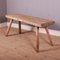 French Scrubbed Sycamore & Elm Trestle Table 1