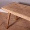 French Scrubbed Sycamore & Elm Trestle Table, Image 4