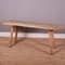 French Scrubbed Sycamore & Elm Trestle Table, Image 5