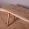 French Scrubbed Sycamore & Elm Trestle Table, Image 3