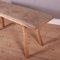 French Scrubbed Sycamore & Elm Trestle Table, Image 2
