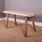 French Scrubbed Sycamore & Elm Trestle Table 1