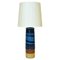 Vintage Blue Stoneware Table Lamp by Inger Persson for Rörstrand, Sweden, 1960s, Image 1