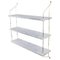 White Carrara Marble and Brass Morse Shelf from Ox Denmarq 1