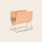 Black Leather and Steel Maggiz Magazine Rack by Ox Denmarq, Image 5