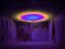 Deep Blue Halo Giga Floor Lamp by Mandalaki, Image 3