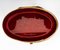Bohemian Engraved and Enamelled Ruby-Coloured Oval Box, Image 3