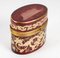 Bohemian Engraved and Enamelled Ruby-Coloured Oval Box, Image 6