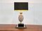 Travertine Ostrich Egg Table Lamp, 1970s, Image 4