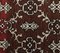 Vintage Turkish Oushak Brown Wool Rug 7