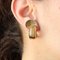 French 18 Karat Gold Clip Earrings, 1960s, Set of 2, Image 5