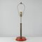 Lámpara de mesa alemana Art Déco de latón bronceado y baquelita, años 30, Imagen 3