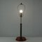 Lámpara de mesa alemana Art Déco de latón bronceado y baquelita, años 30, Imagen 4