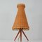 Mid-Century Tischlampe aus Rattan & Birke, 1950er 3