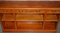 Burr Yew Wood Dwarf Open Bookcase or Sideboard with Three Large Drawers 7