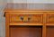 Burr Yew Wood Dwarf Open Bookcase or Sideboard with Three Large Drawers, Image 5
