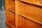 Burr Yew Wood Dwarf Open Bookcase or Sideboard with Three Large Drawers, Image 8