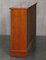 Burr Yew Wood Dwarf Open Bookcase or Sideboard with Three Large Drawers 15