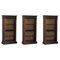 Jacobean Revival Open Carved Library Bookcases with Detailing, Set of 3 1