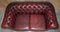 Oxblood Leather Chesterfield Gentleman's Club Sofa 8