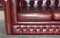 Oxblood Leder Chesterfield Gentleman's Club Sofa 5