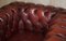 Oxblood Leather Chesterfield Gentleman's Club Armchairs, Set of 2 20