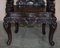 Japanese Qing Dynasty Carved Dragon Throne Armchair, 1880s, Image 12