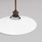 20th Century White Lacquered Metal Ceiling Lamp 2