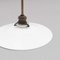 20th Century White Lacquered Metal Ceiling Lamp, Image 2