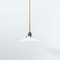 20th Century White Lacquered Metal Ceiling Lamp, Image 4