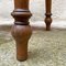Antiker italienischer Tisch aus Tannenholz mit Messinggriff und geformten Beinen, 1910er 13