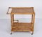 Mid-Century Italian Bamboo and Rattan Rectangular Serving Trolley, 1960s, Image 7