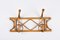 Mid-Century Italian French Riviera Rattan and Bamboo Cane Coat Rack, 1960s 11